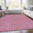 Premium Machine Washable Prisco Blush Rug-1275002165