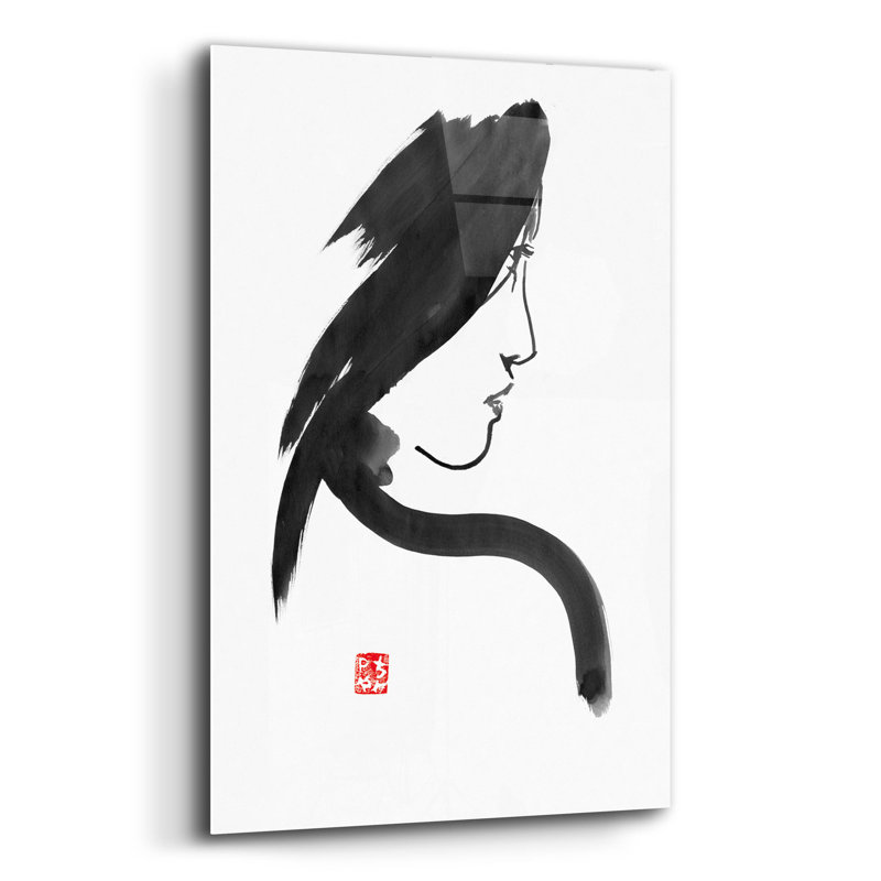 "Geisha 02" par Pechane, H 24 po x l 16 po x P 0,2 po