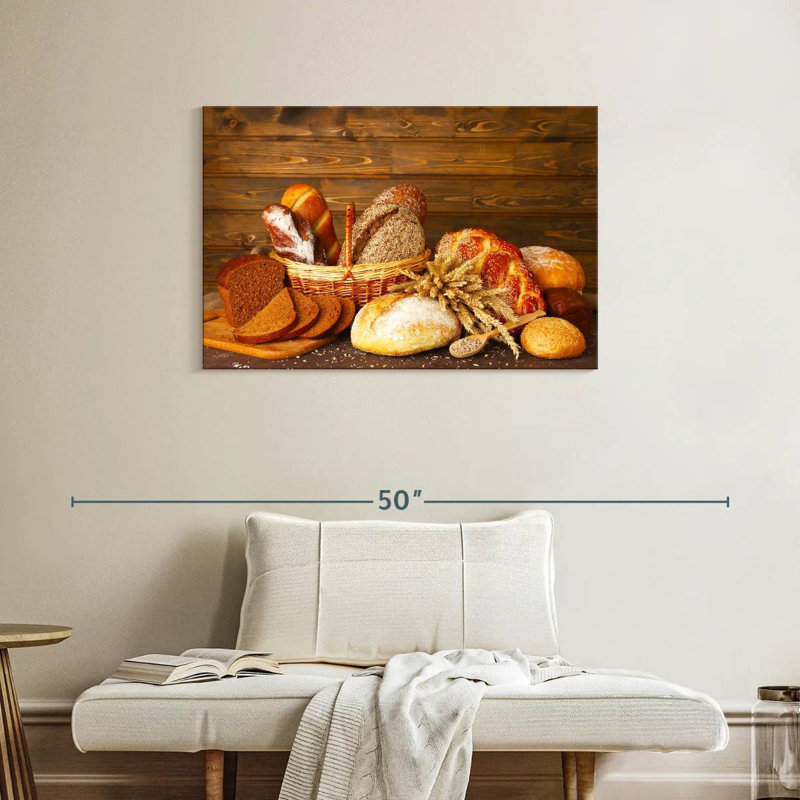 Bread Assortment Canvas Print, 24" H x 36" W x 1.25" D