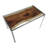 Alieza Glass Top Metal Base Dining Table-1470113059