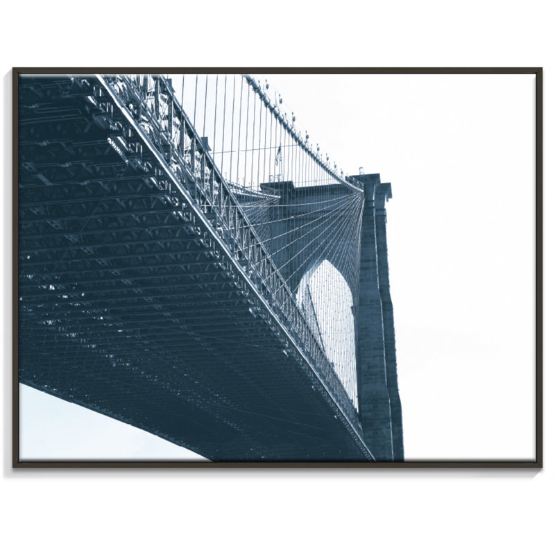 Print on Canvas, 76cm H x 102cm W, Black Floater Framed