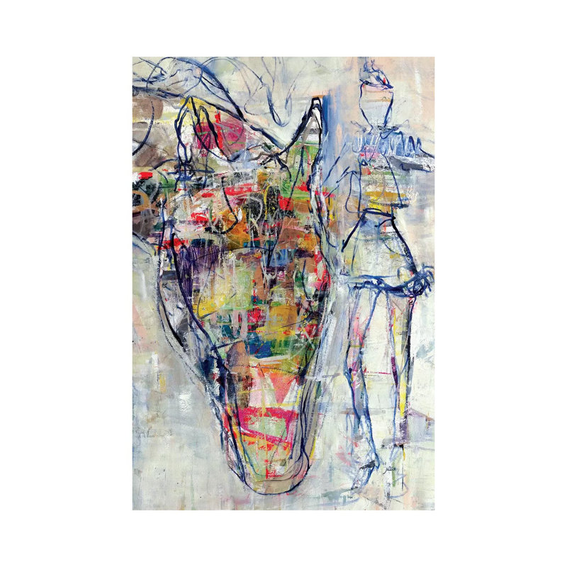"Circus Dream" par Julian Spencer, reproduction d’art, Pas de tapis, Toile tendue, H 60 po x l 40po x P 1,5 po