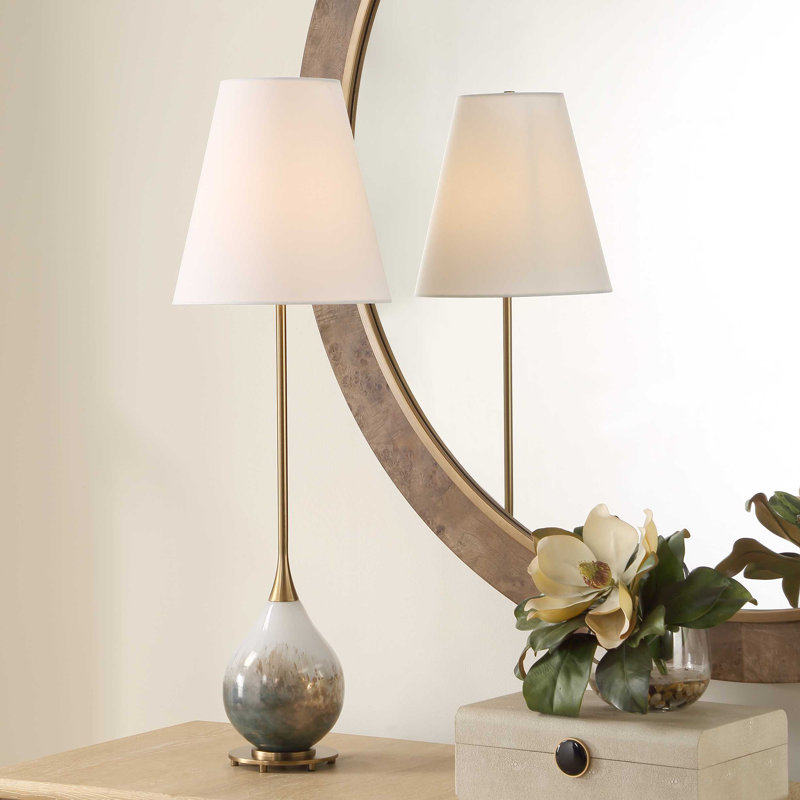 Uttermost Cardoni Smoke Buffet Lamp