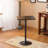 Adjustable Metal Bar Table