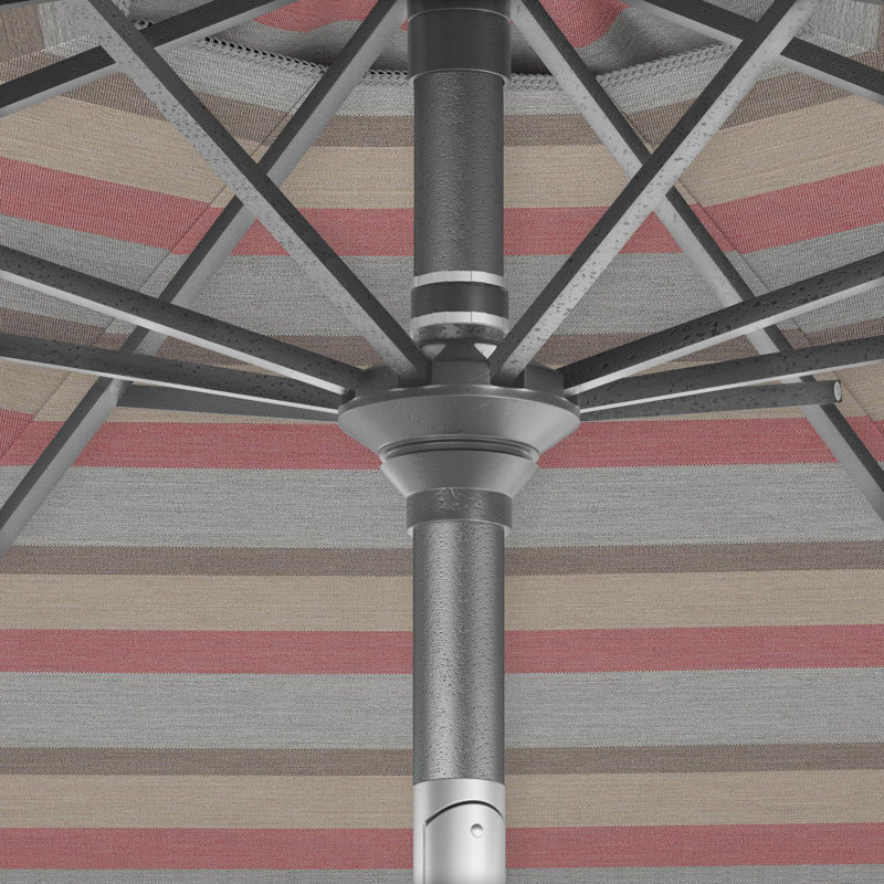 Parasol de marché de 7,5 pi Lillie-Mai, Sunbrella® rosé Gateway