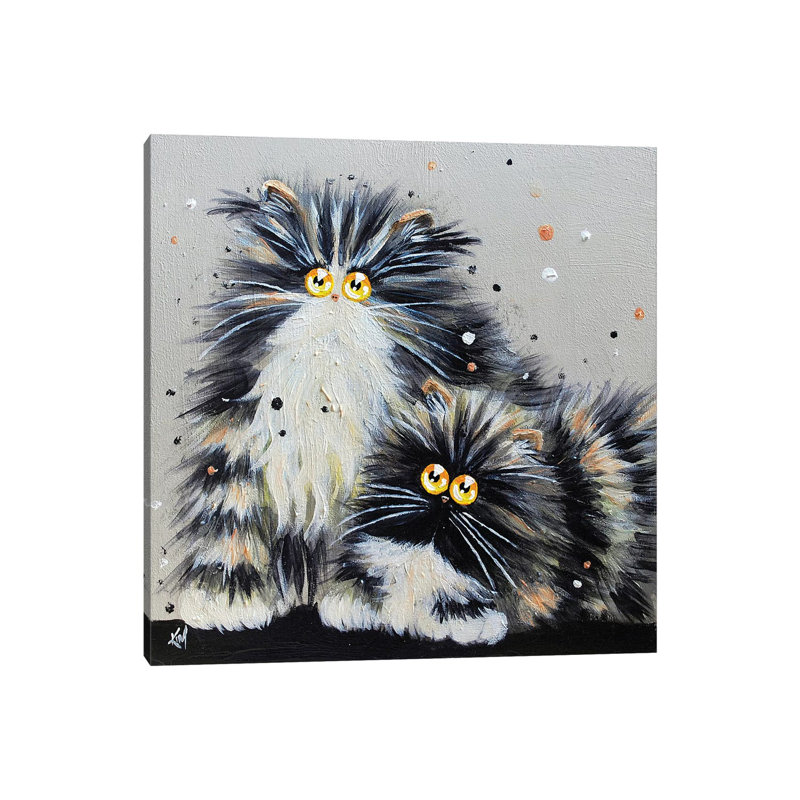 Rodney And Dave by Kim Haskins - Wrapped Canvas Print, 45.72 cm H x 45.72 cm W x 3.175 cm D