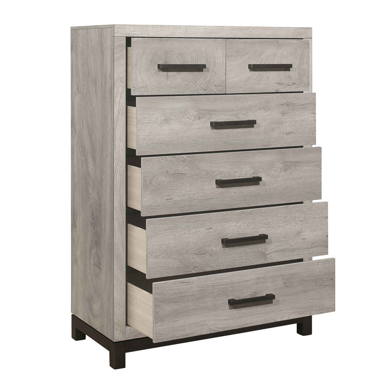 Commode 1 chambre avec 5 tiroirs de rangement