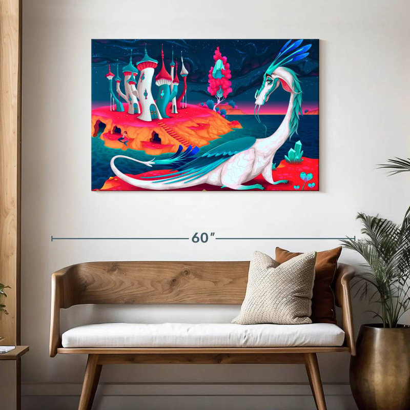 Dragon, 30" H x 45" W