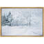 «Abstract Forest Winter Country Snowy Landscape», reproduction d'art sur toile encadrée-107118090-107118094
