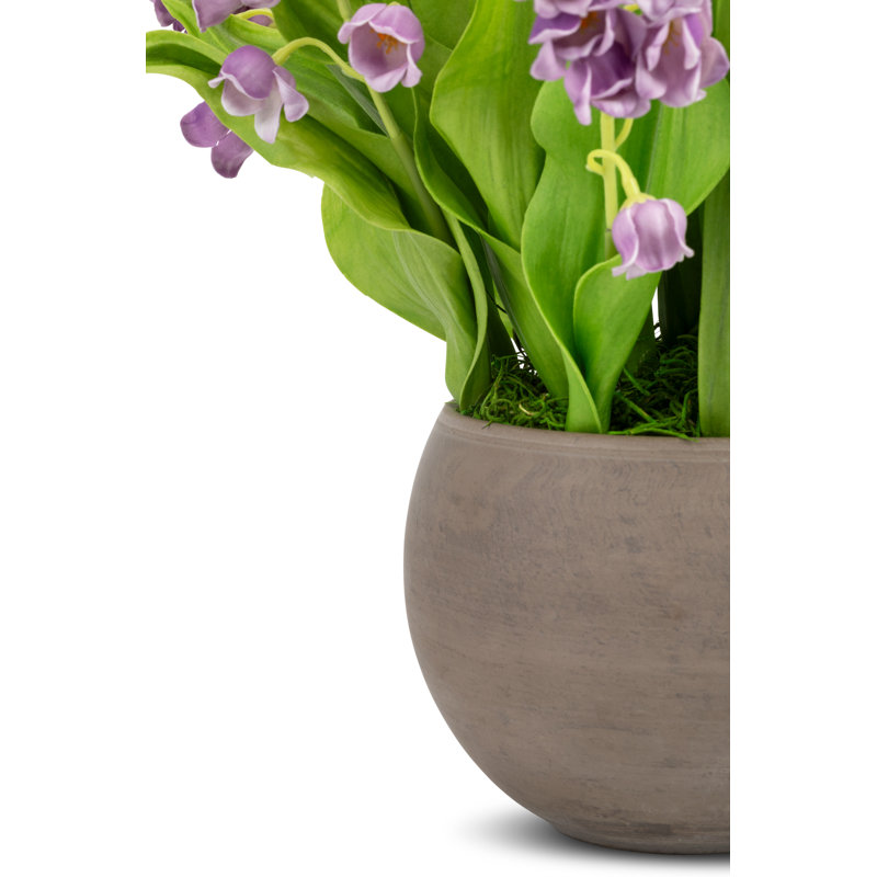 Veda RealTouch Muguet Arrangement, Periwinkle