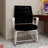  Minimalist Modern Office Chair – Metal Frame, Soft & Comfortable, Home & Office Use, White&Black-523895037-523894914
