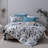 Lunaria 100% Long-Staple Cotton Duvet Cover Set Kovasi Pattern Printed Comforter Cover 3Pcs, Ultra Soft & Breathable Bedding Set-111460207