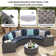 Rasmus 7 Piece Rattan Sofa Seating Group with Cushions
