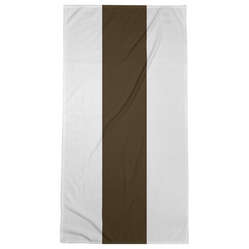 Cleveland Beach Towel, Dark Orange/Ivory/Brown