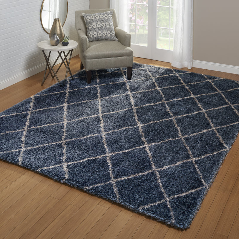 Tapis à poils longs Pymble Tashin, Rectangle 5 pi x 7 pi