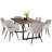 Bhagirath 31.5'' W 6-Person Rectangular Dining Set-1837856884-1813835162
