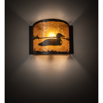 Hillary Steel Flush Mounted Sconce