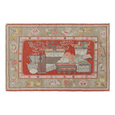 One-of-a-Kind 5'10x8'11 Hand Knotted Area Rug