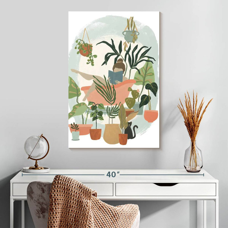 Plant Lady Bath I, H 30 po x l 20 po