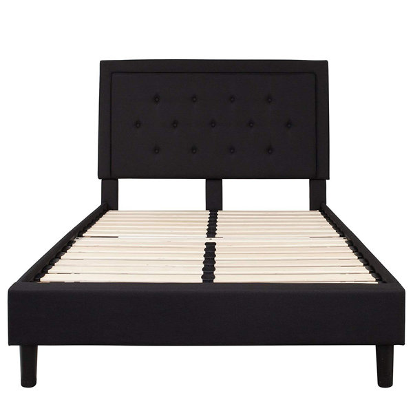 Latitude Run® Quanisha Solid Wood Open-Frame Bed | Wayfair