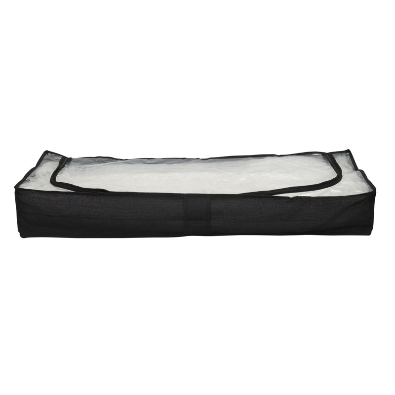 Wayfair Basics® Under-the-Bed Storage Bag, Black