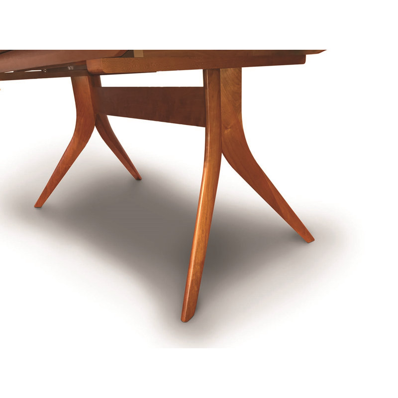 Catalina Trestle Extensions Table, Smoke Cherry, 30" H x 60" L x 40" W