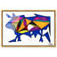 Manuel Roman - Bull Sunrise High-Gloss Frameless Acrylic Glass Wall Art Abstract Print by Oliver Gal, Ready to Hang, 15 x 10-646865358-646865348