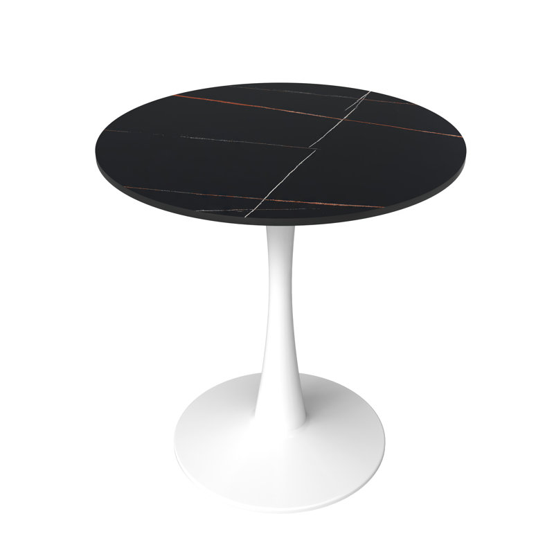 Table de salle à manger Crandall, Noir, H 29 po x L 40 po x l 40 po