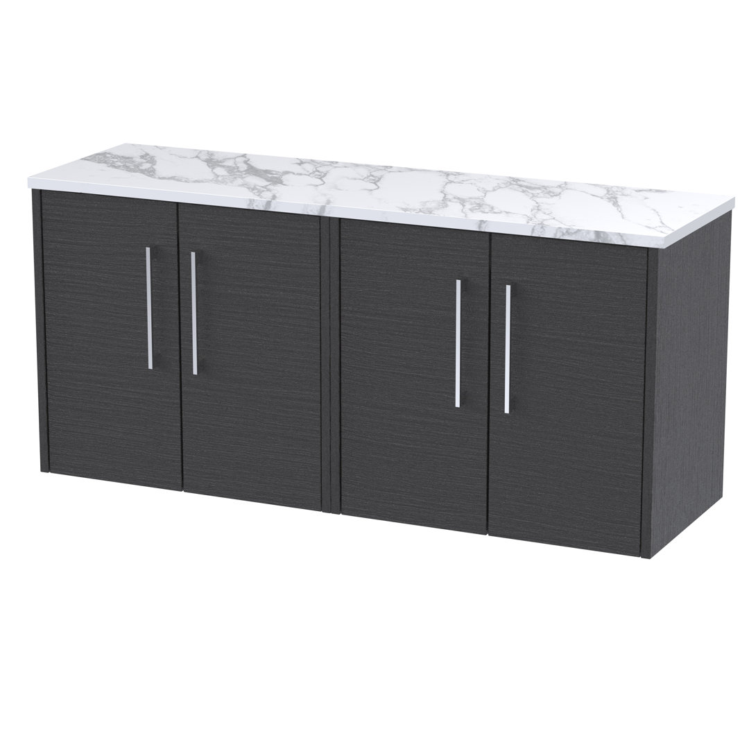 Juno 120.5cm Double Bathroom Vanity Base Only