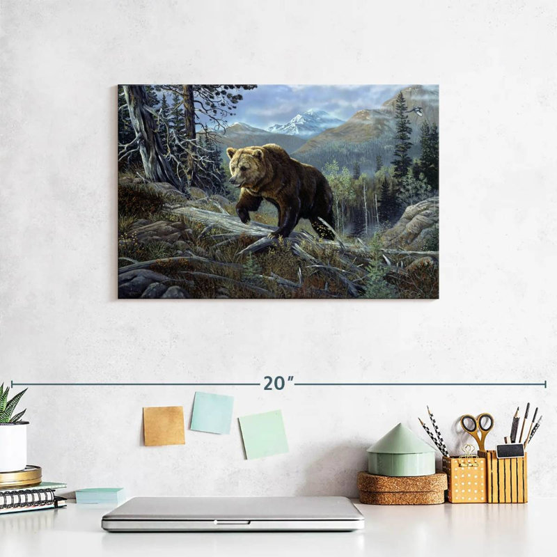 Brampt Over The Top Grizzly, 8" H x 12" W
