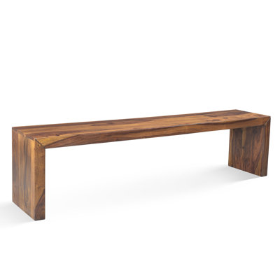 Banc en bois sheeTaie décorative Luro
