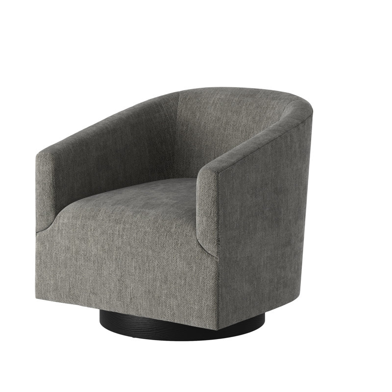 Méridienne pivotante gris anthracite - Base en bois stylisée Sinous No Sag Springs en tissu facile à nettoyer