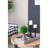 17'' Faux Boxwood Topiary in Metal Freestanding