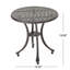 Table d'appoint d'extérieur au design élégant en treillis