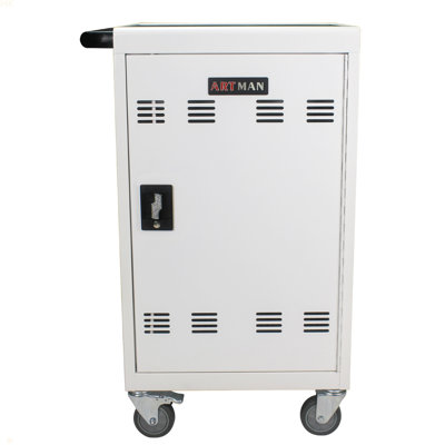 Mobile Charging Cart And Cabinet For Tablets Laptops 32Device