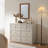 Aastha 6 Drawers Dresser Cabinet, White, 47 inch Width Wood Chest of Drawers ,Dresser Organizer-546452524