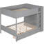Lit double superposé double en gris - 2 tiroirs et armoire multicouche pour un espace sécuritaire pour les adolescents avec des espaces de rangement supplémentaires-103126356-103126359
