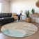 Premium Machine Washable Cerrito AMF517 Teal Rug