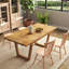 Ensemble de table de salle à manger en bois massif, table de salle à manger extensible Farmhouse et chaise Windsor pour salle à manger / cuisine-267412856-253346262-253360833