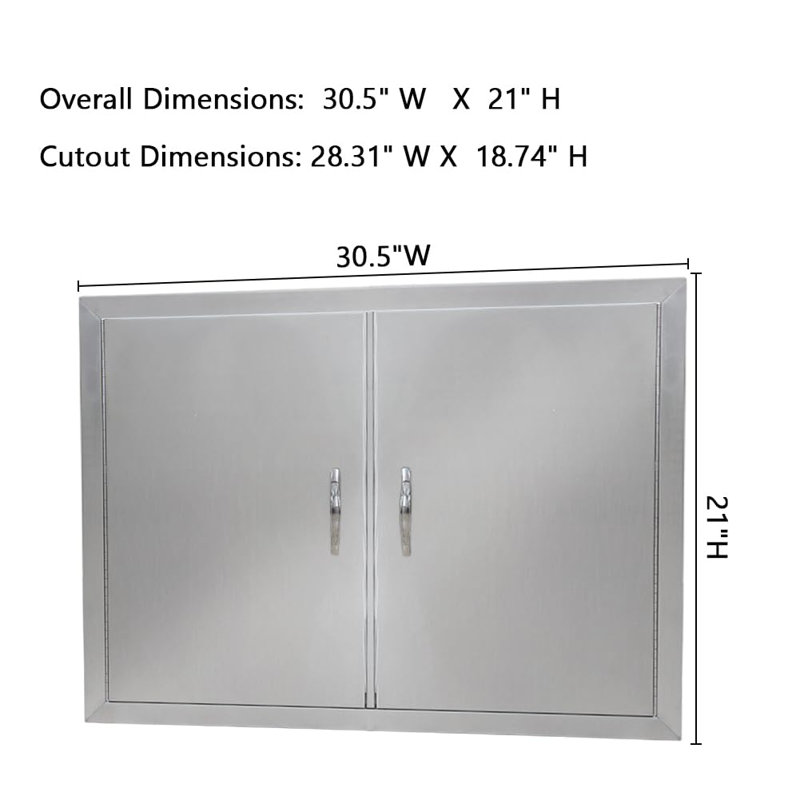 Homhougo 30.5 Outdoor Kitchen