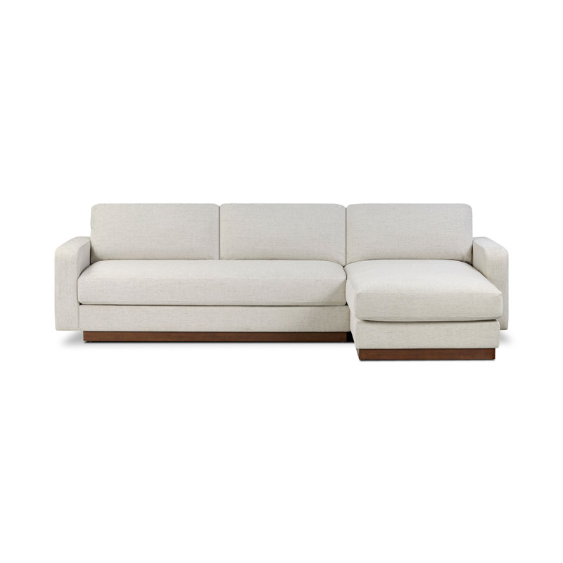 Canapé modulaire réversible en tissu de 115 po Cambio