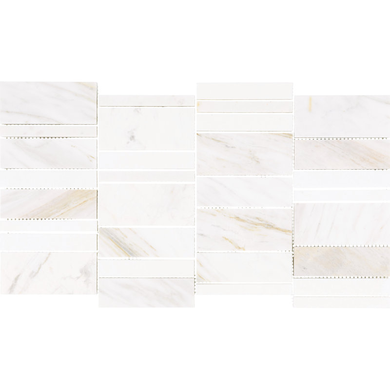 Mosaïque aléatoire en pierre naturelle 4 1/2 po Perfect Mosaix (5 pièces par carton) (6,2 pi² par carton)