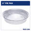 RICK USA: moule à tarte de 9 po - paquet de 25 - papier d'aluminium jetable, cuisson et cuisson polyvalentes, durable, gril-four-congélateur-lavable au lave-vaisselle, recyclable