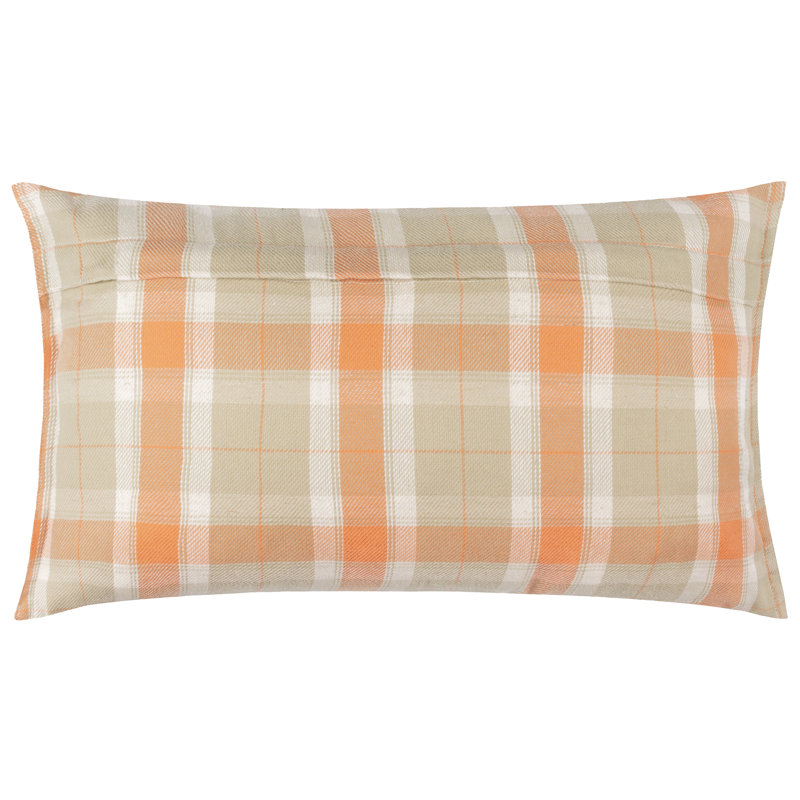 Highland Cattle Indoor / Outdoor Abstract Orange Rectangular Cushion