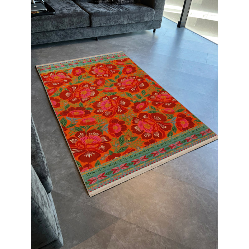 Tapis intérieur / extérieur Chyanna, Rectangle 5 pi 1 po x 8 pi 6 po