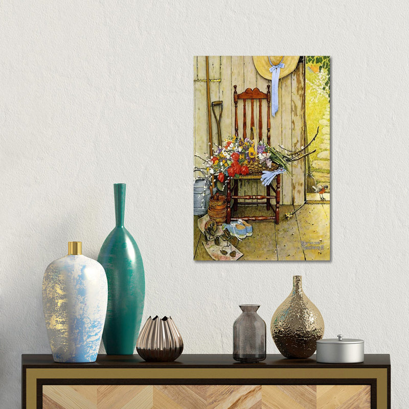 Norman Rockwell - Print on Canvas, 30.48 cm H x 45.72 cm W, Wrapped Canvas