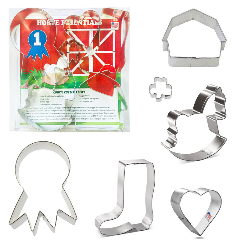 CookieCutter.com 6 -Piece Non-Stick Cookie Cutter