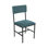 Meghan Steel Restaurant Chair Grade 4 Breeze Vinyl Seat & Back