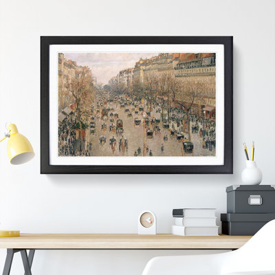 Boulevard Montmartre Vol.4 by Camille Pissarro - Picture Frame Painting