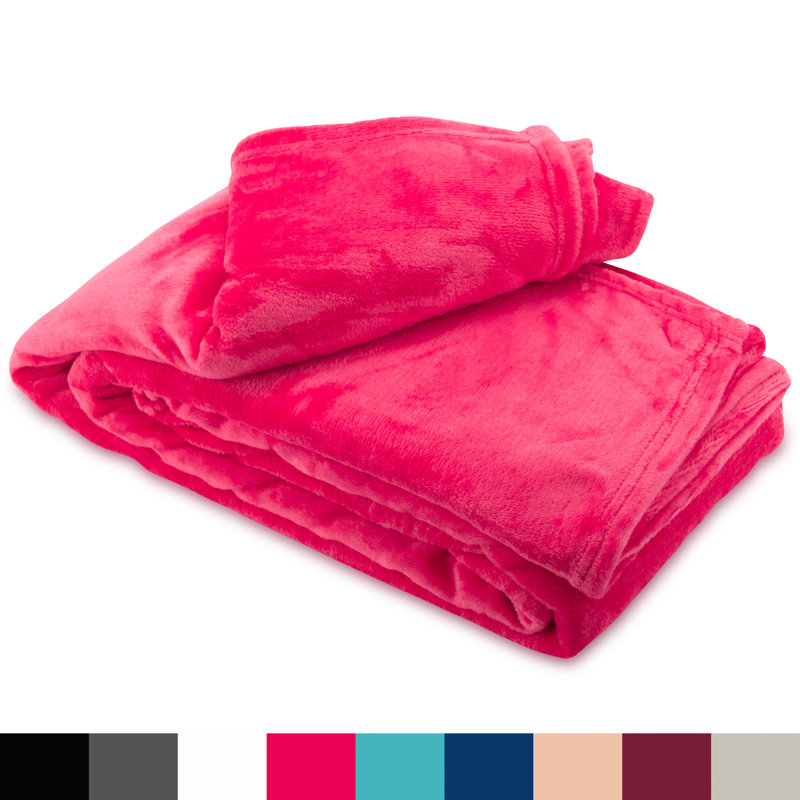 - Throw Blanket, Pink
